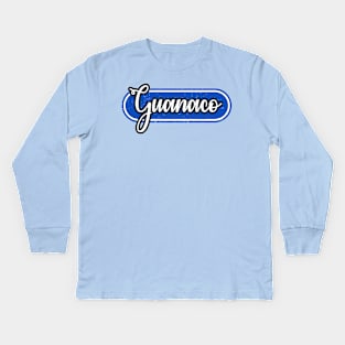 Guanaco - salvadoreño - vintage design Kids Long Sleeve T-Shirt